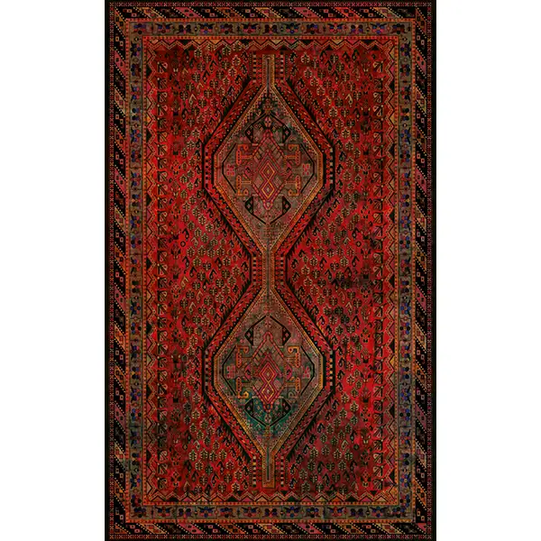 فرشینه و قالیچه طرح گلیم مناسب هال و پذیرایی برند دفه کد 357-1