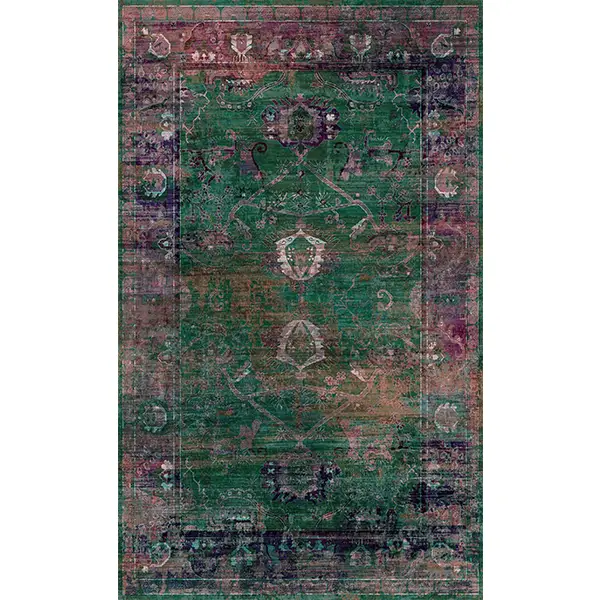 فرشینه و قالیچه طرح گلیم مناسب هال و پذیرایی برند دفه کد 370-3