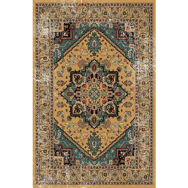 فرشینه و قالیچه طرح گلیم مناسب هال و پذیرایی برند دفه کد 631-1