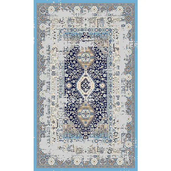 فرشینه و قالیچه طرح گلیم مناسب هال و پذیرایی برند دفه کد 648-1