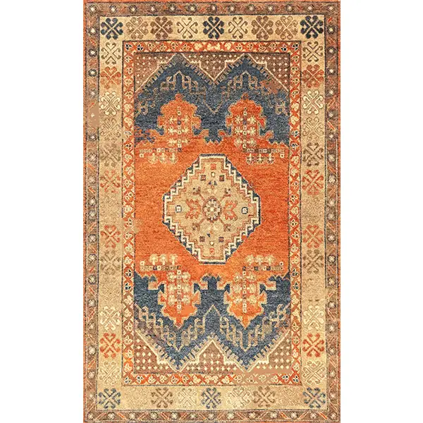 فرشینه و قالیچه طرح گلیم مناسب هال و پذیرایی برند دفه کد 653-1
