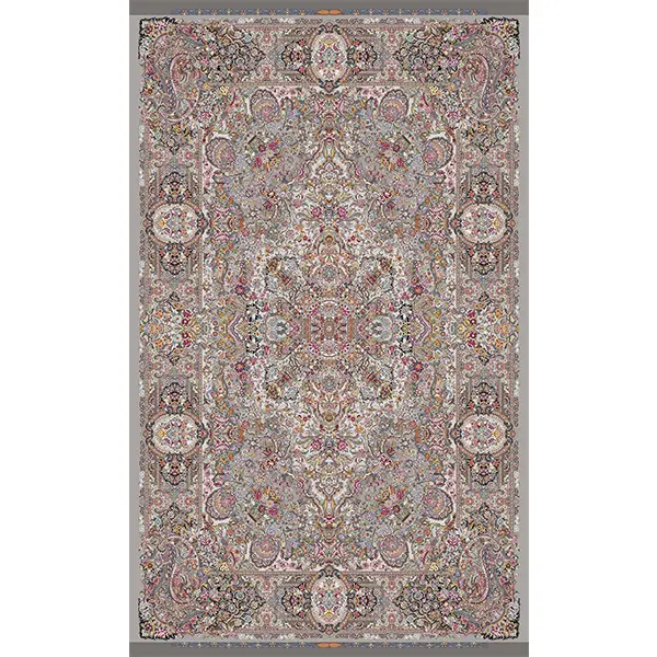 فرشینه و قالیچه طرح سنتی مناسب هال و پذیرایی برند دفه کد 096-4