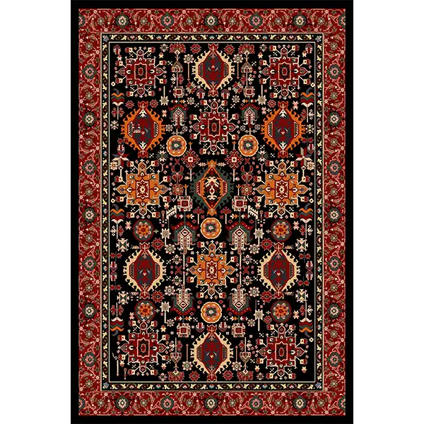 فرشینه و قالیچه طرح سنتی مناسب هال و پذیرایی برند دفه کد 557-1