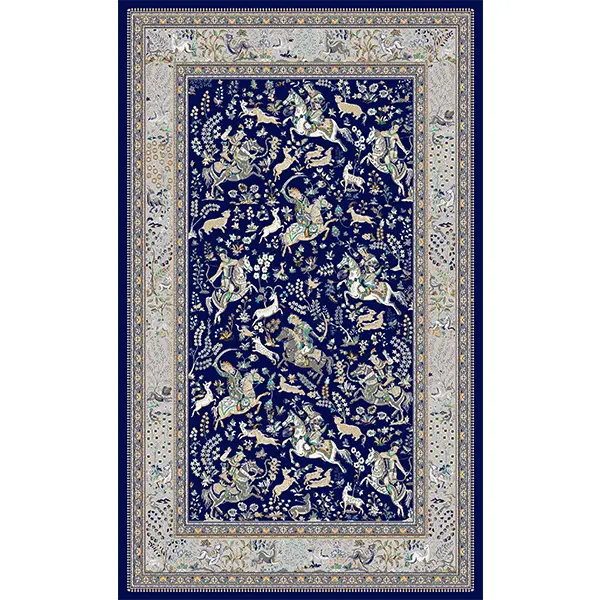 فرشینه و قالیچه طرح سنتی مناسب هال و پذیرایی برند دفه کد 639-2