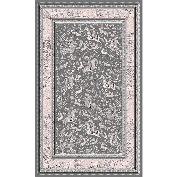 فرشینه و قالیچه طرح سنتی مناسب هال و پذیرایی برند دفه کد 639-3