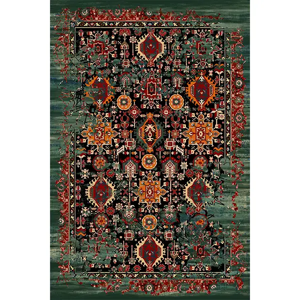 فرشینه و قالیچه طرح مدرن مناسب هال و پذیرایی برند دفه کد 557-2