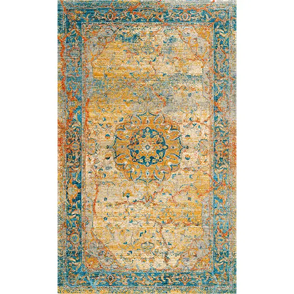 فرشینه و قالیچه طرح مدرن مناسب هال و پذیرایی برند دفه کد 638-1