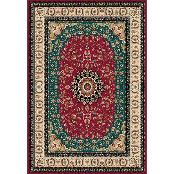 فرشینه و قالیچه طرح سنتی مناسب هال و پذیرایی برند دفه کد 1301-2