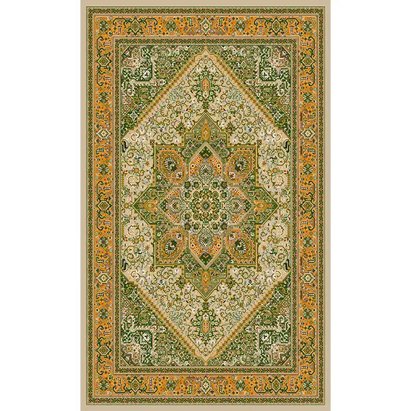 فرشینه و قالیچه طرح مدرن مناسب هال و پذیرایی برند دفه کد 691-2b