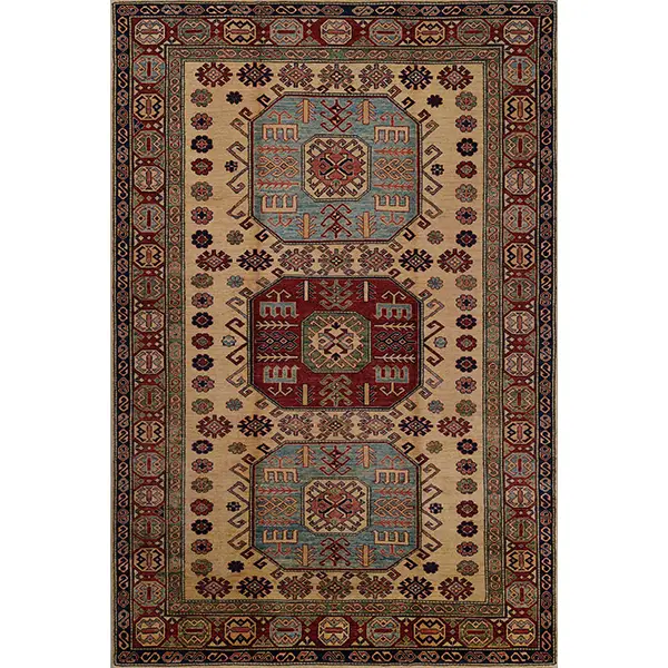 فرشینه و قالیچه طرح گلیم مناسب هال و پذیرایی برند دفه کد 1088-1b