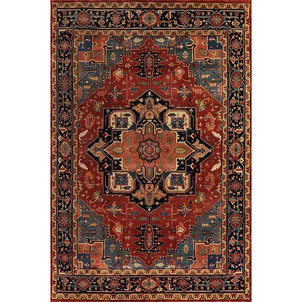 فرشینه و قالیچه طرح گلیم مناسب هال و پذیرایی برند دفه کد 1101-1b