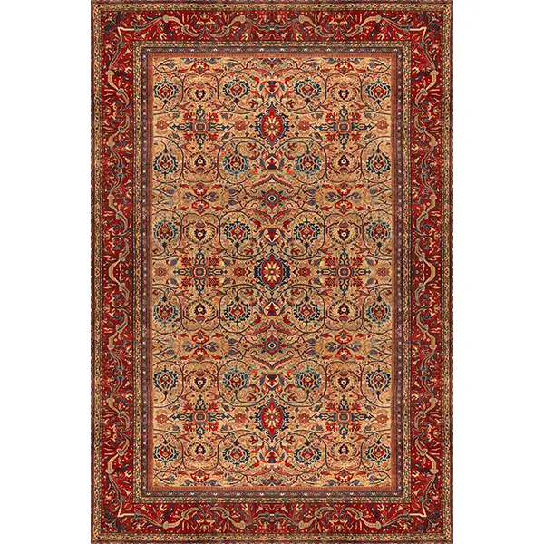 فرشینه و قالیچه طرح گلیم مناسب هال و پذیرایی برند دفه کد 1140-1