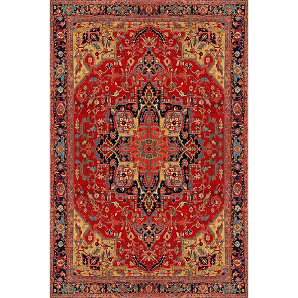 فرشینه و قالیچه طرح گلیم مناسب هال و پذیرایی برند دفه کد 1154-1