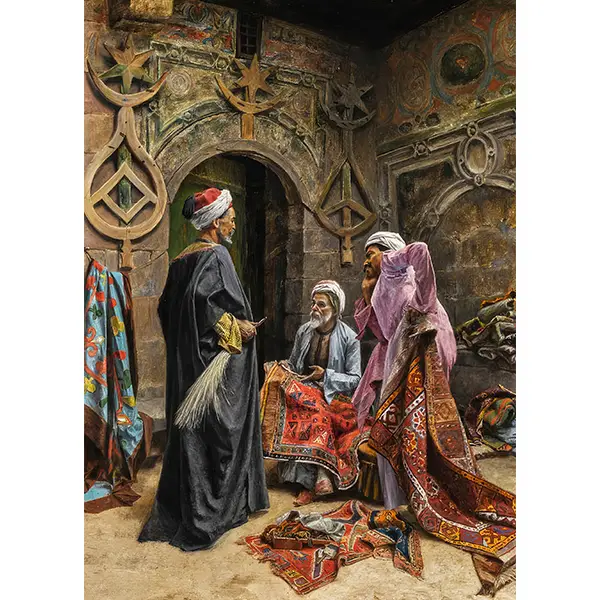 فرشینه و قالیچه طرح فانتزی مناسب هال و پذیرایی برند دفه کد 752b