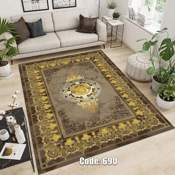 روفرشی کشدار طرح سنتی و مدرن مناسب هال و پذیرایی برند دفه کد 690