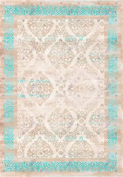فرشینه و روفرشی ( مستطیل ، گرد ، بیضی ، مربع ) جنس پارچه شانل ، هازان ترک طرح ویژه برند دفه کد VDEFEH 1709919