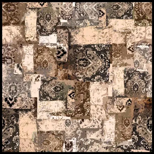 فرشینه و روفرشی ( مستطیل ، گرد ، بیضی ، مربع ) جنس پارچه شانل ، هازان ترک طرح ویژه برند دفه کد VDEFEH 1726156